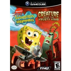 GameCube game cover featuring SpongeBob SquarePants and Krusty Krab