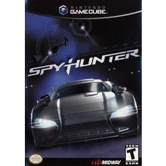 SpyHunter game cover for Nintendo GameCube with a car and night scene.