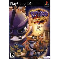 PlayStation 2 game cover of 'Spyro the Dragon: Heros Path'