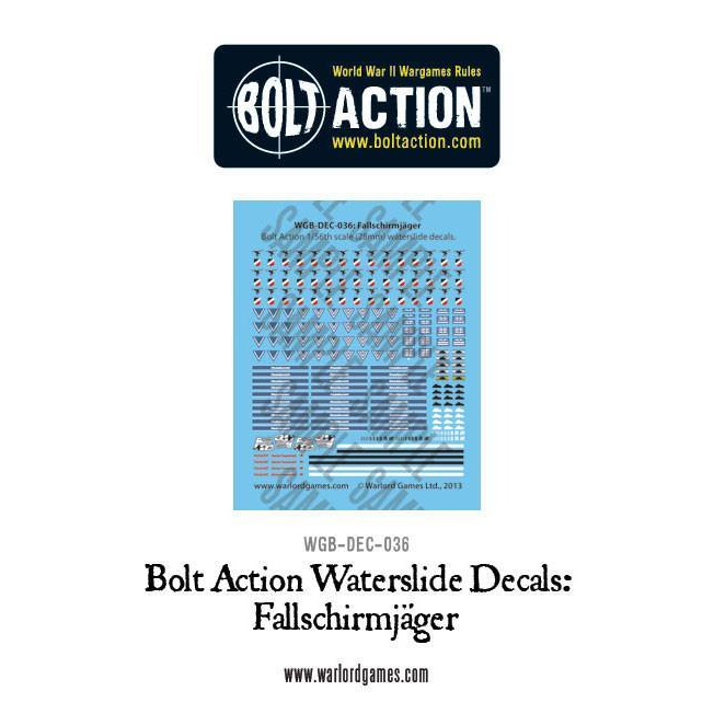 Warlord Games - Bolt Action: Fallschirmjager Decals
