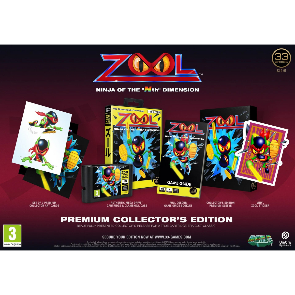 Zool Ninja of the "Nth" Dimension Collector's Edition (Genesis)