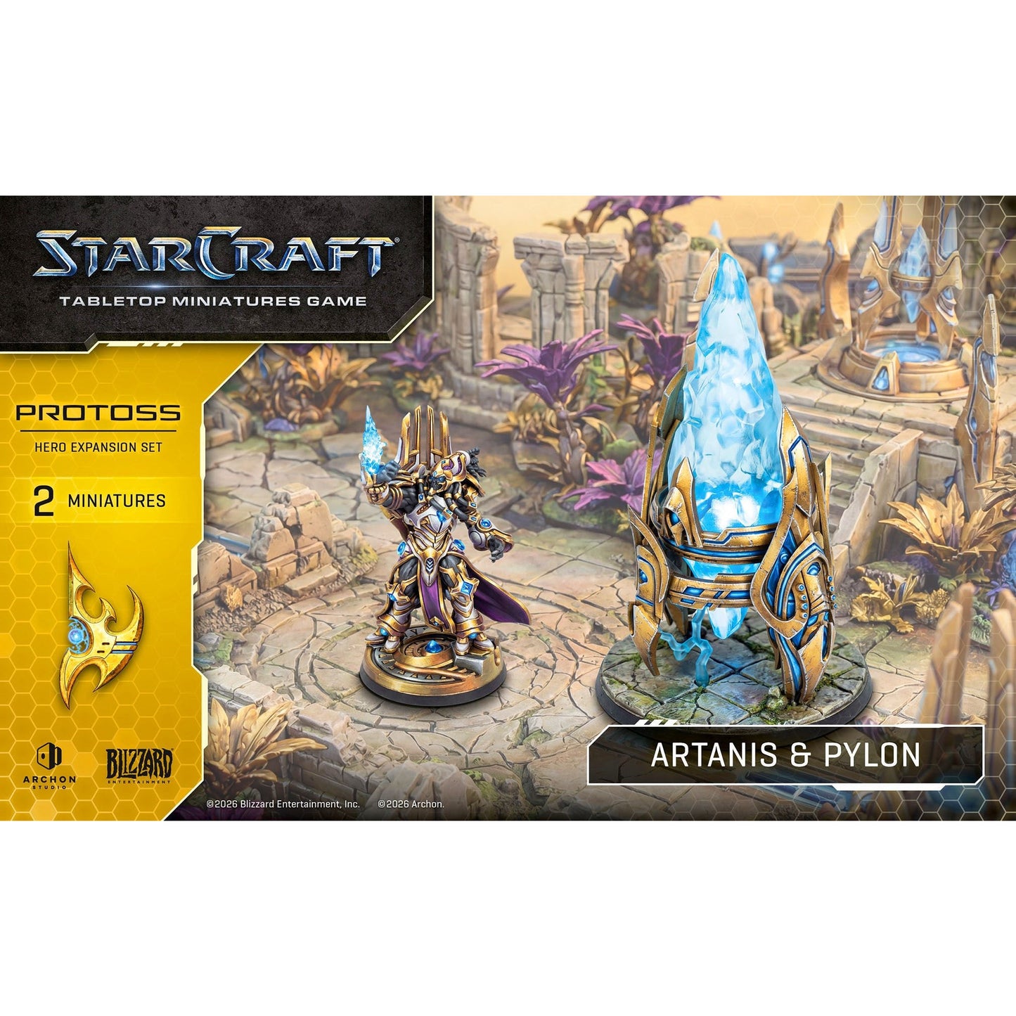 StarCraft: Tabletop Miniatures Game - Protoss Artanis & Pylon Expansion Set
