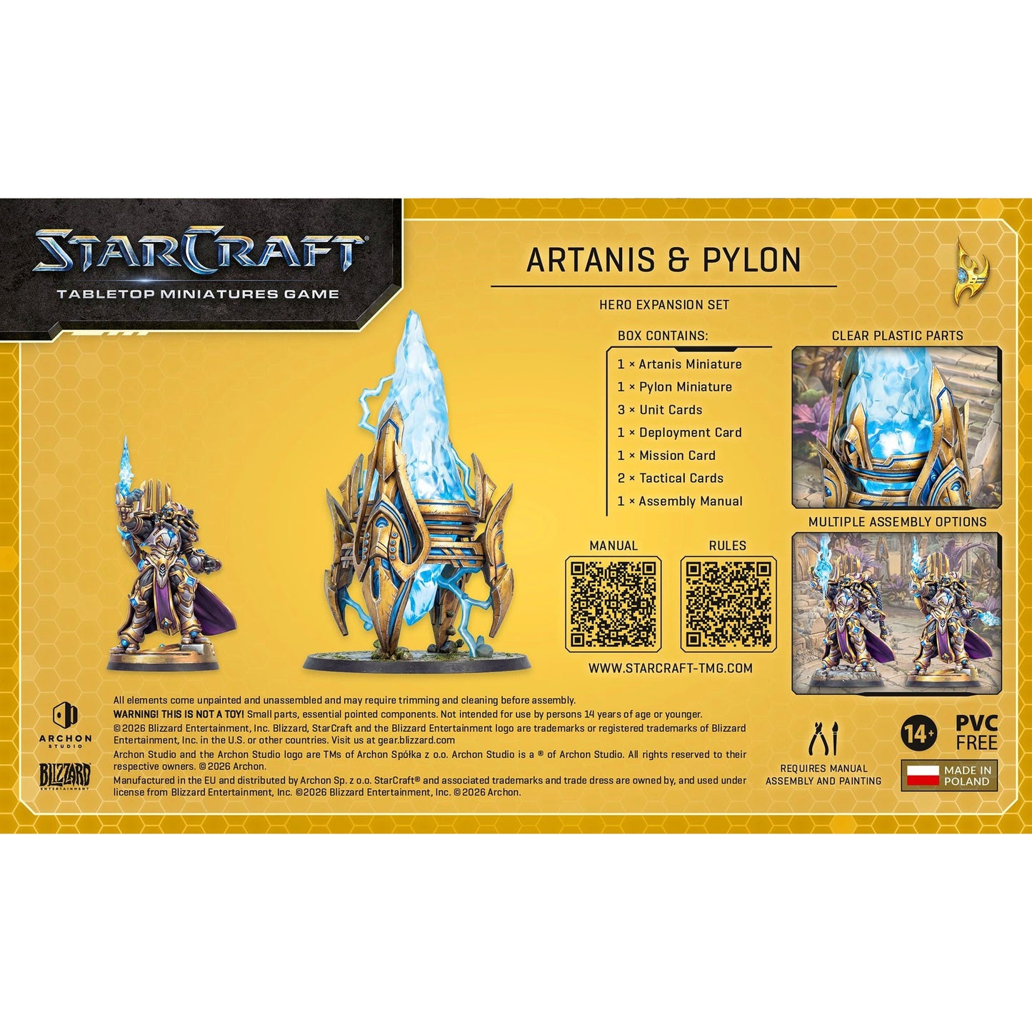 StarCraft: Tabletop Miniatures Game - Protoss Artanis & Pylon Expansion Set