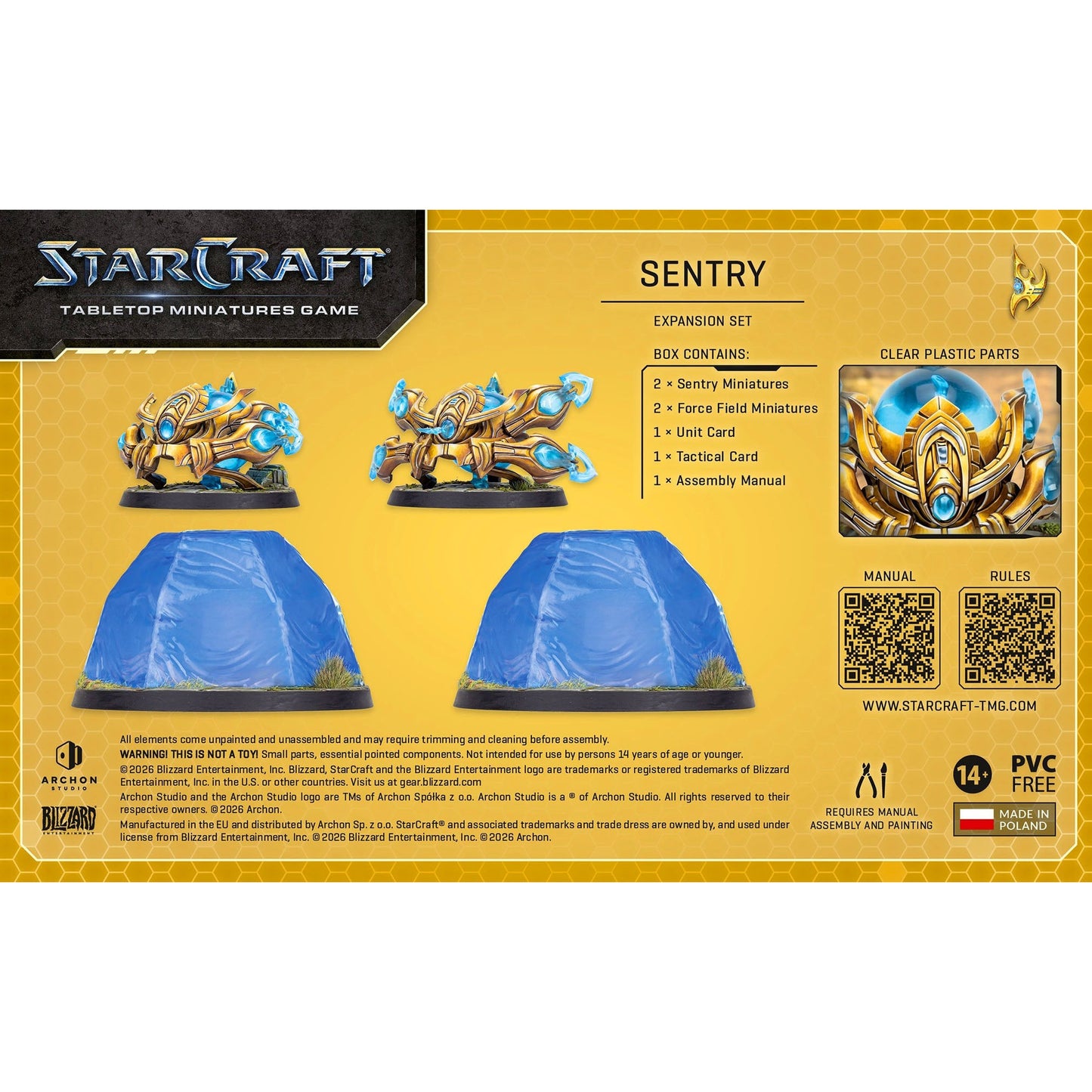 StarCraft: Tabletop Miniatures Game - Protoss Sentry Expansion Set