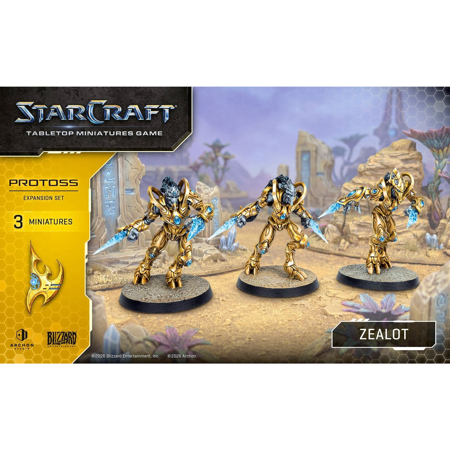 StarCraft: Tabletop Miniatures Game - Protoss Zealot Expansion Set