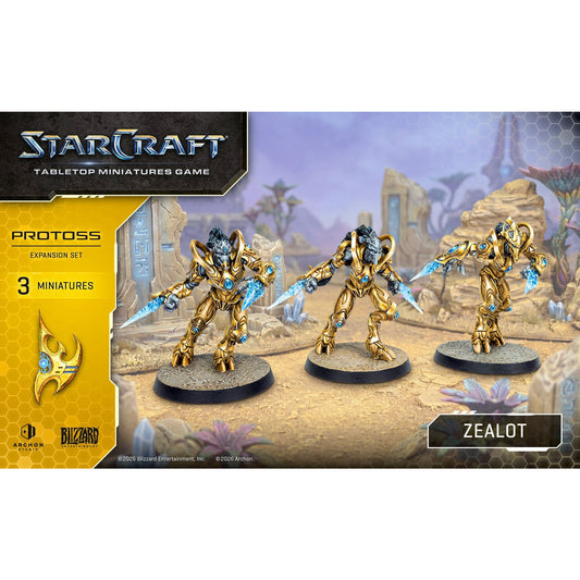 StarCraft: Tabletop Miniatures Game - Protoss Zealot Expansion Set