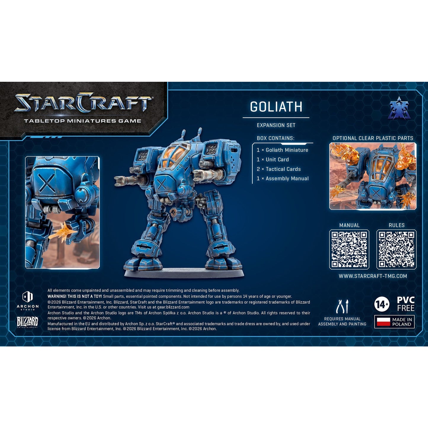 StarCraft: Tabletop Miniatures Game - Terran: Goliath Expansion Set