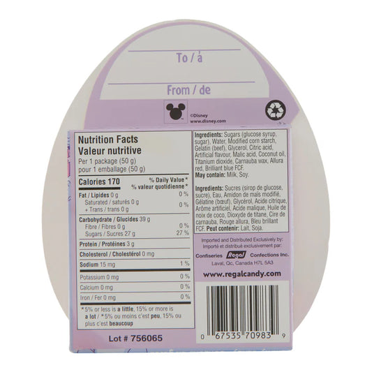 Disney Stitch Gummies in Egg Shaped Box