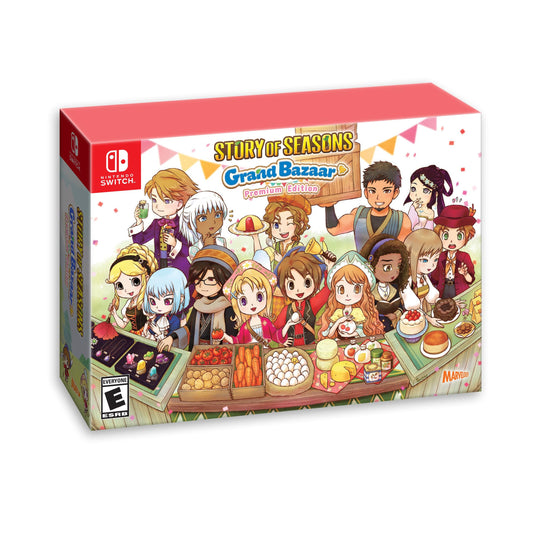 Story of Seasons Grand Bazaar Collector's Edition packaging for Nintendo Switch