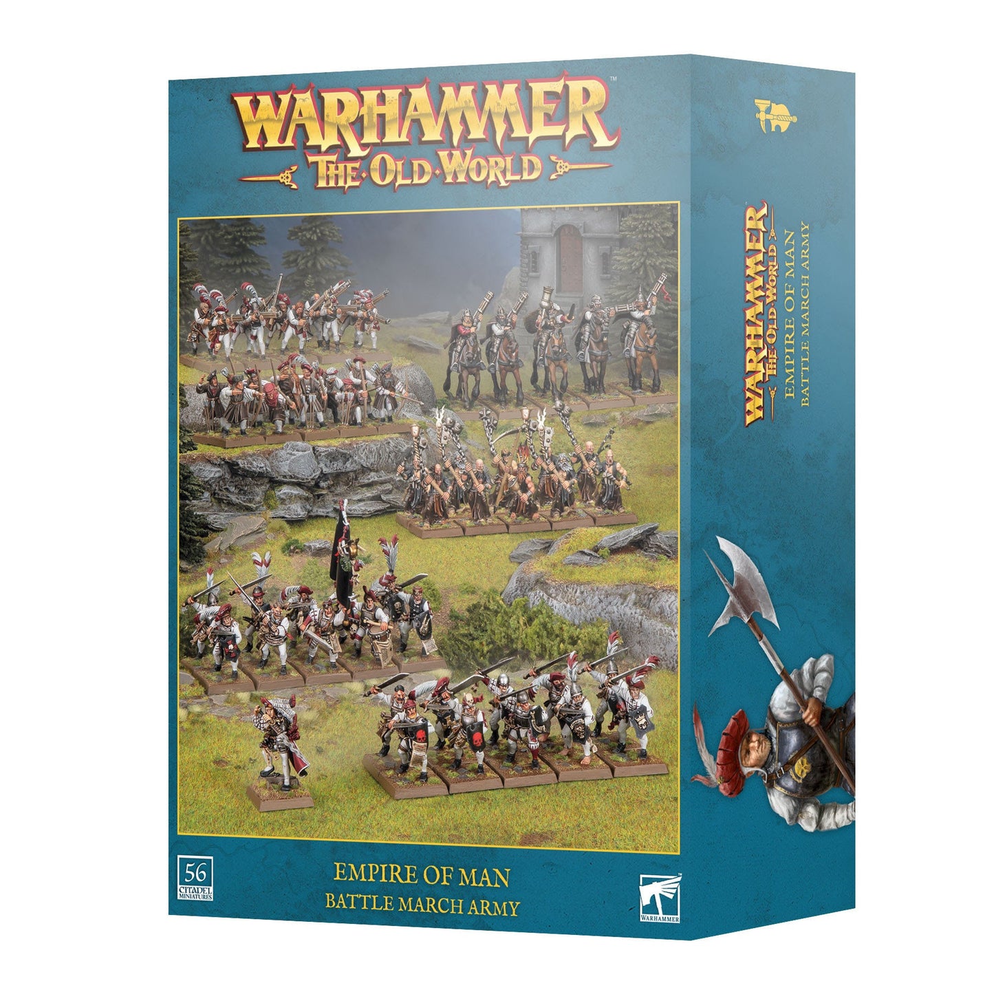 Warhammer The Old World - Empire of Man: Battle March Army (PRE-ORDER RELEASES SEPT 12TH)