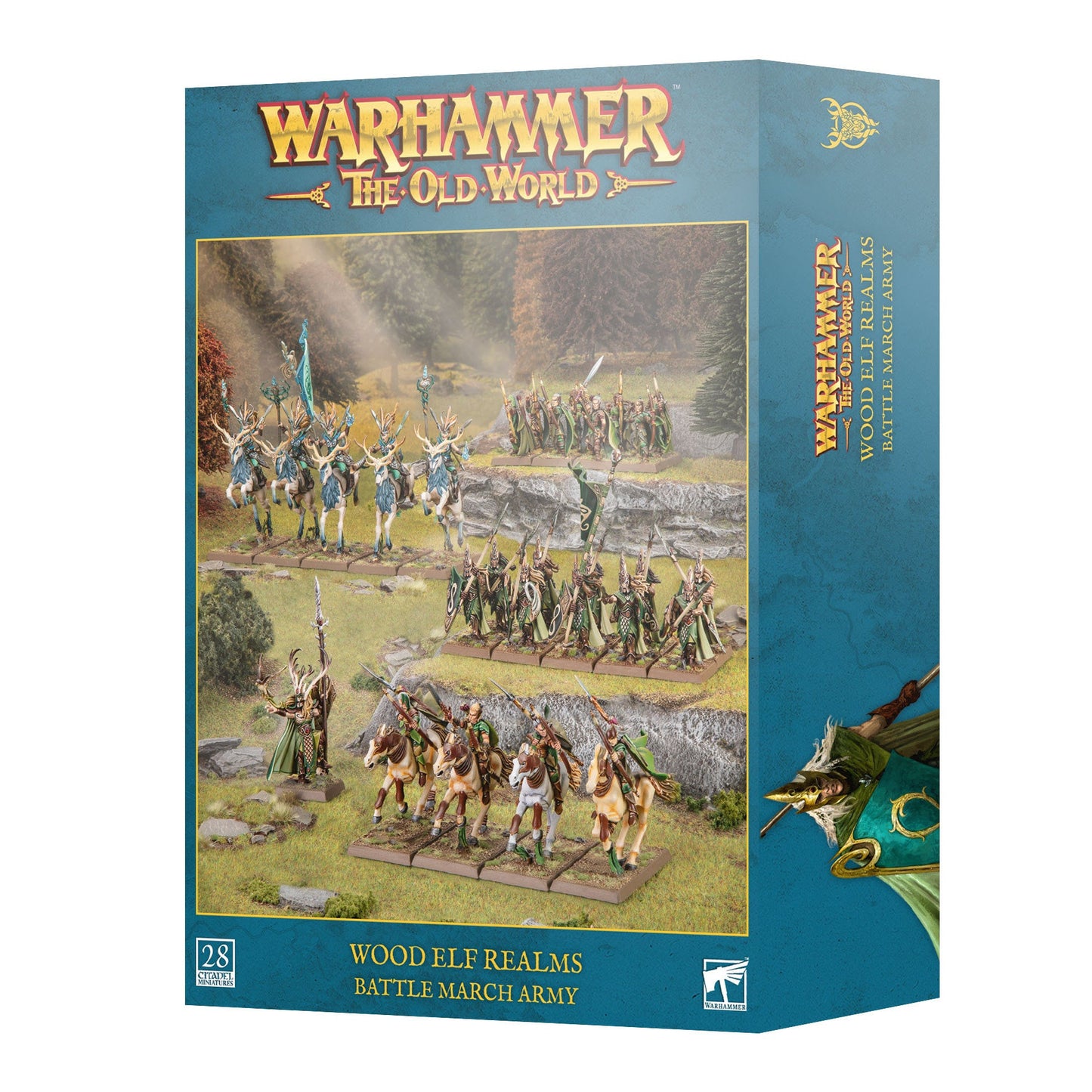 Warhammer The Old World - Wood Elf Realms: Battle March Army (PRE-ORDER RELEASES SEPT 12TH)