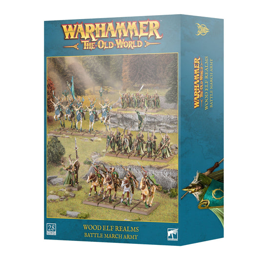 Warhammer The Old World - Wood Elf Realms: Battle March Army (PRE-ORDER RELEASES SEPT 12TH)