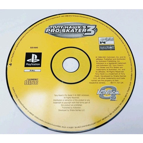 Tony Hawk's Pro Skater 3 (PS1)