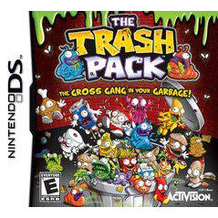 Nintendo DS game case for 'The Trash Pack' with colorful characters and Activision logo.