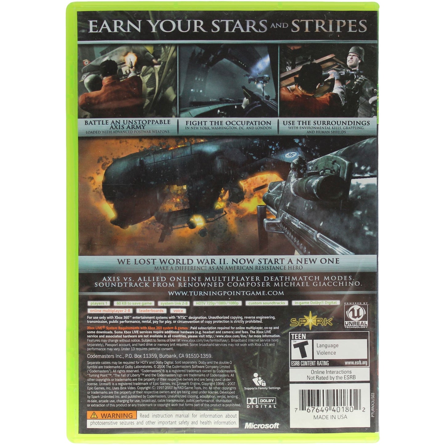 Turning Point: Fall of Liberty (Xbox 360)