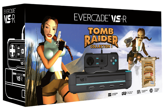 Evercade VS-R with Tomb Raider Collection - New & Sealed