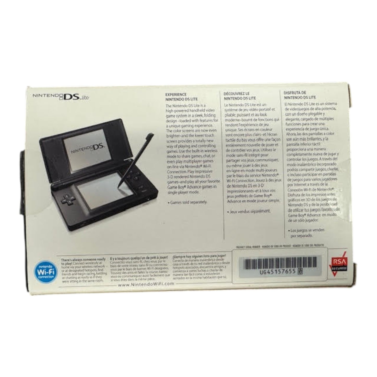 Nintendo DS Lite Console- Black