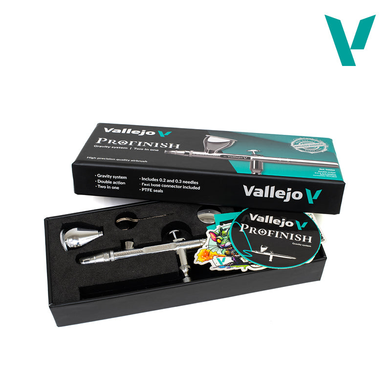 Vallejo: Profinish 2 in 1 Precision Dual Action Airbrush