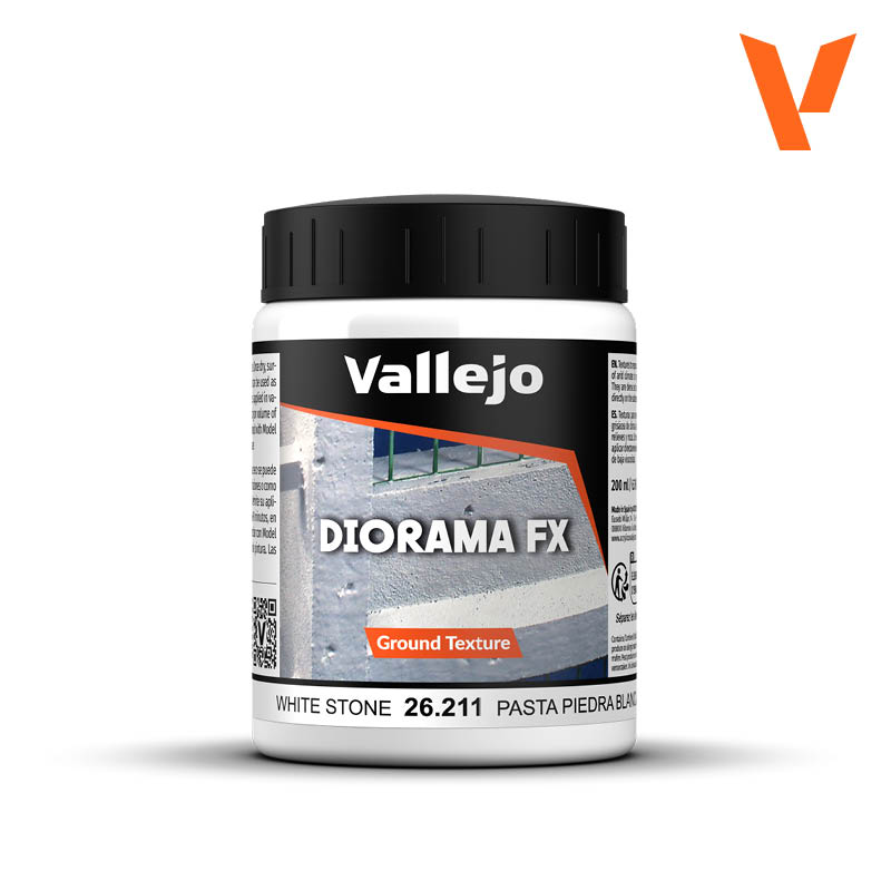 Vallejo - Diorama FX: White Stone Ground Texture Paint 200ml