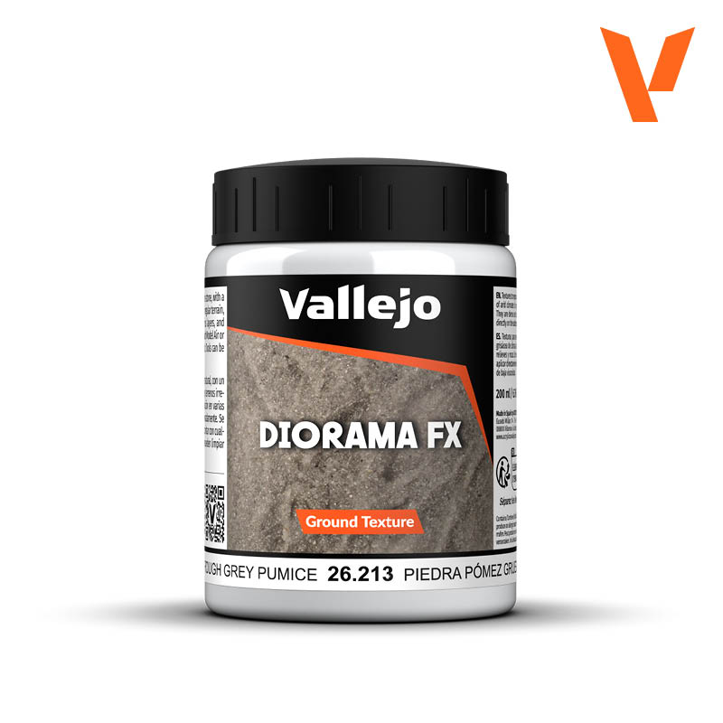 Vallejo - Diorama FX: Rough Grey Pumice Texture Paint 200ml