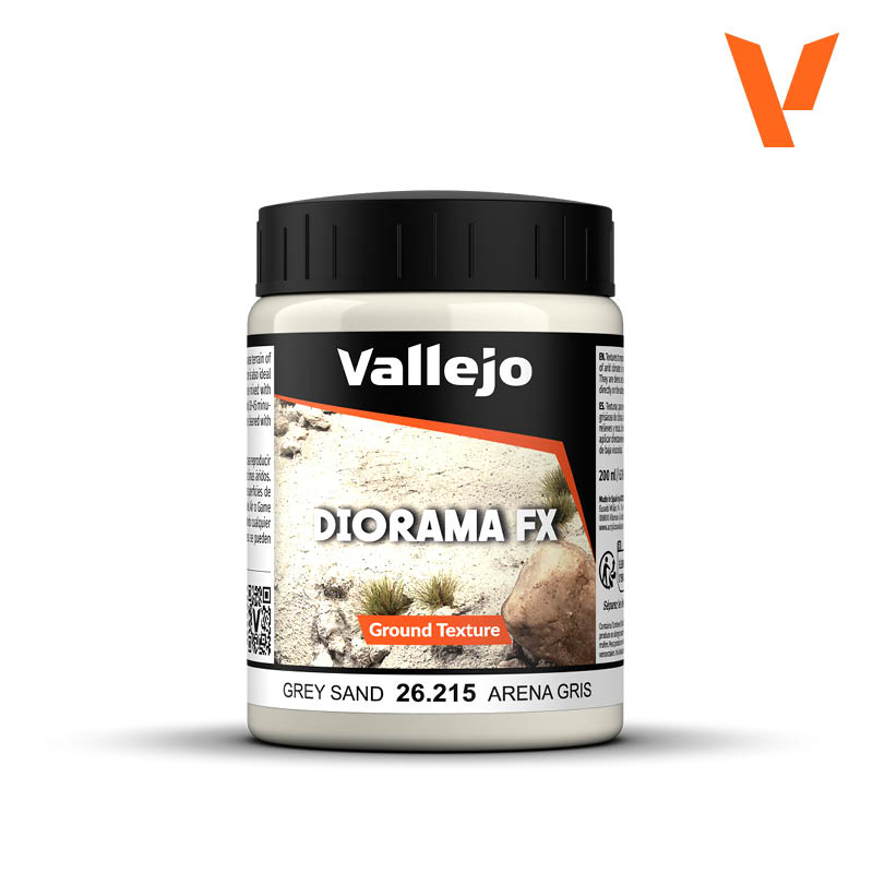 Vallejo - Diorama FX: Grey Sand Ground Texture Paint 200ml