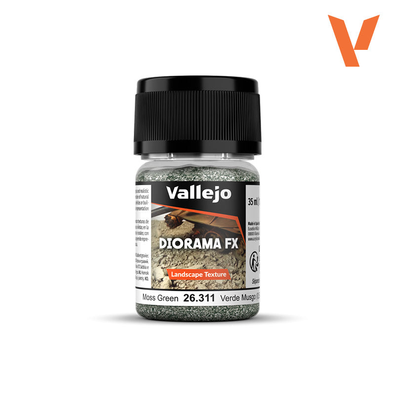 Vallejo - Diorama FX: Moss Green Landscape Texture 0.5-2 mm 35ml