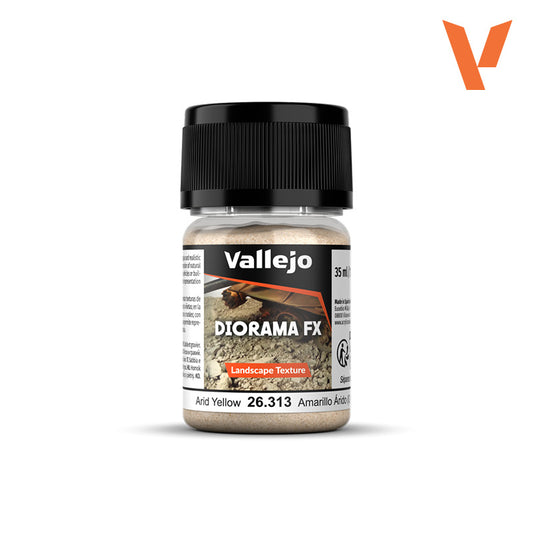 Vallejo - Diorama FX: Arid Yellow Landscape Texture 0.1–0.6 mm 35ml