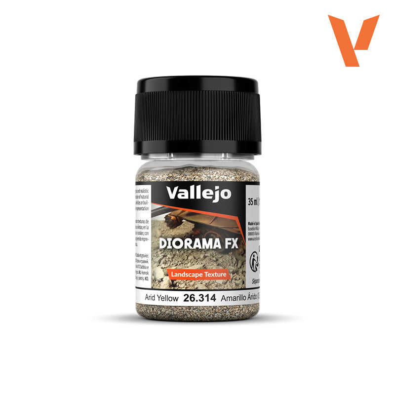 Vallejo - Diorama FX: Arid Yellow Landscape Texture 0.5-2 mm 35ml