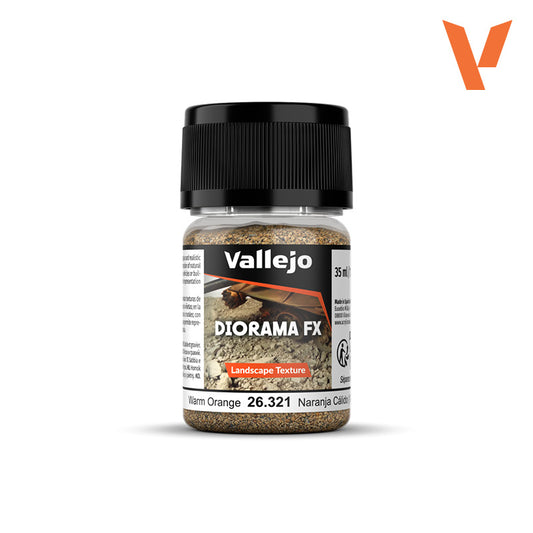 Vallejo - Diorama FX: Warm Orange Landscape Texture 1-2 mm 35ml