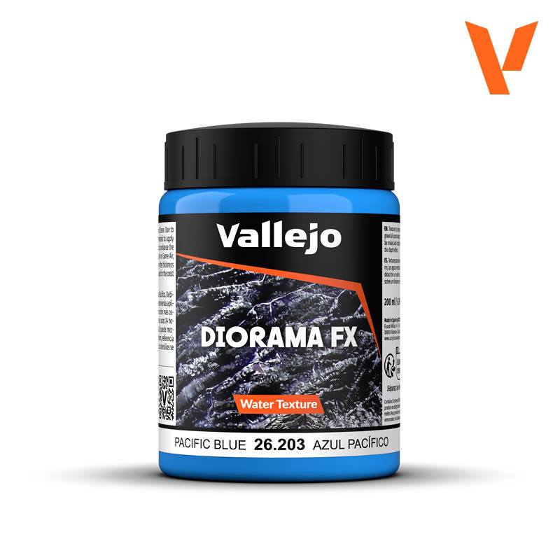 Vallejo - Diorama FX: Pacific Blue Water Texture Paint 200ml