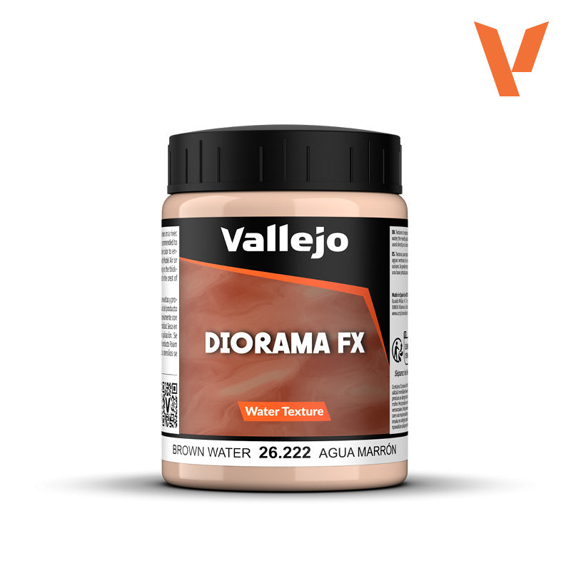 Vallejo - Diorama FX: Brown Water Texture Paint 200ml
