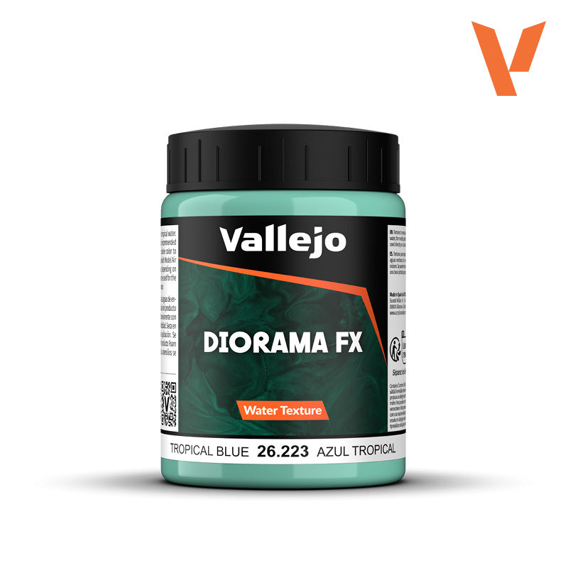 Vallejo - Diorama FX: Tropical Blue Water Texture Paint 200ml