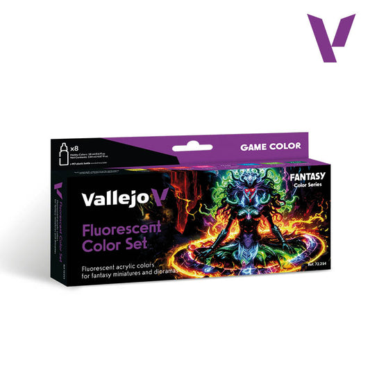 Vallejo: Game Color Fluorescent Color Paint Set