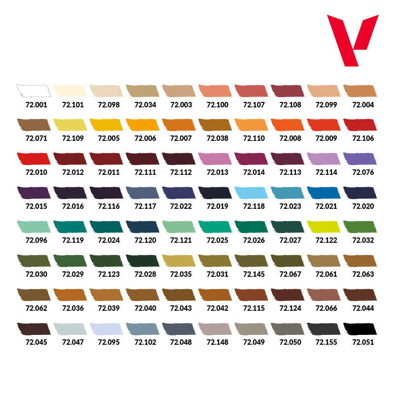 Vallejo: Game Color Foundation Case Paint Set