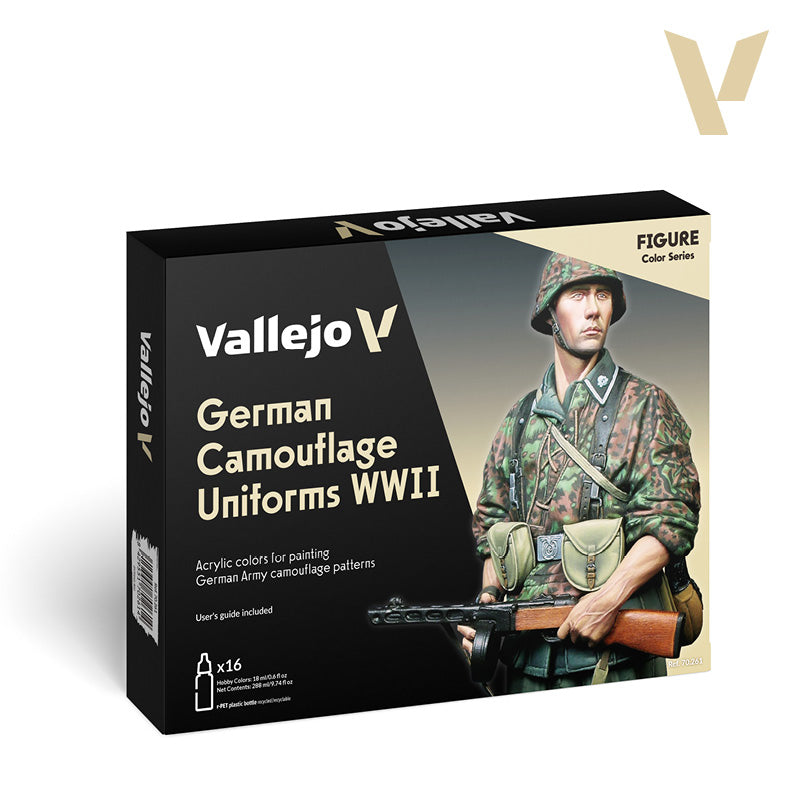 Vallejo: Game Color German Camouflage Uniforms WWII Paint Set