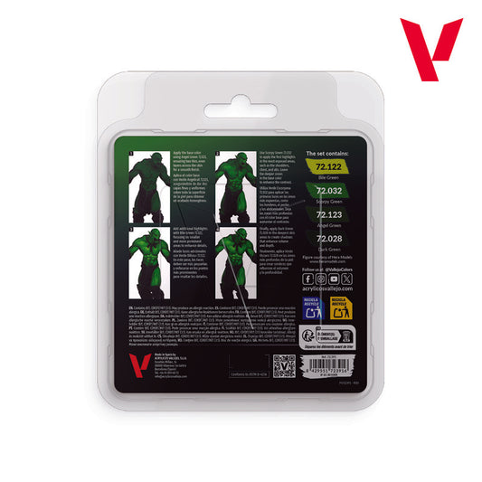 Vallejo: Game Color Ork Skin Paint Set