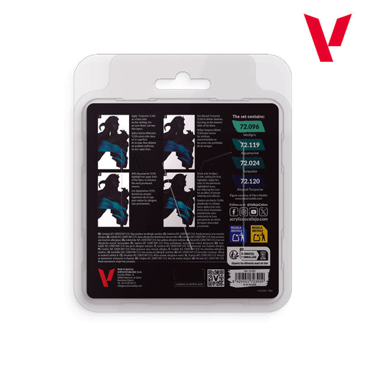 Vallejo: Game Color Turquoise Paint Set