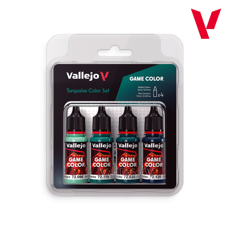Vallejo: Game Color Turquoise Paint Set