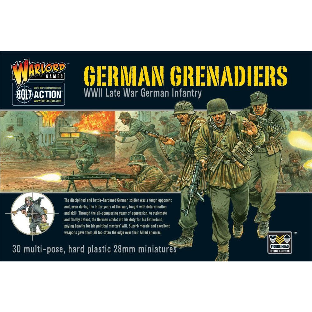 German Grenadiers WWII Late War German Infantry