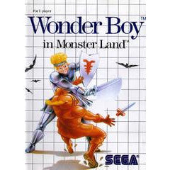 Cover of 'Wonder Boy in Monster Land' video game by Sega