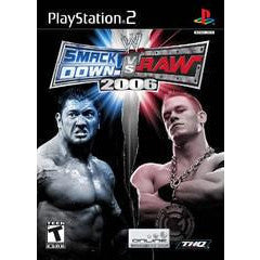 WWE SmackDown vs Raw 2006 game cover for PlayStation 2