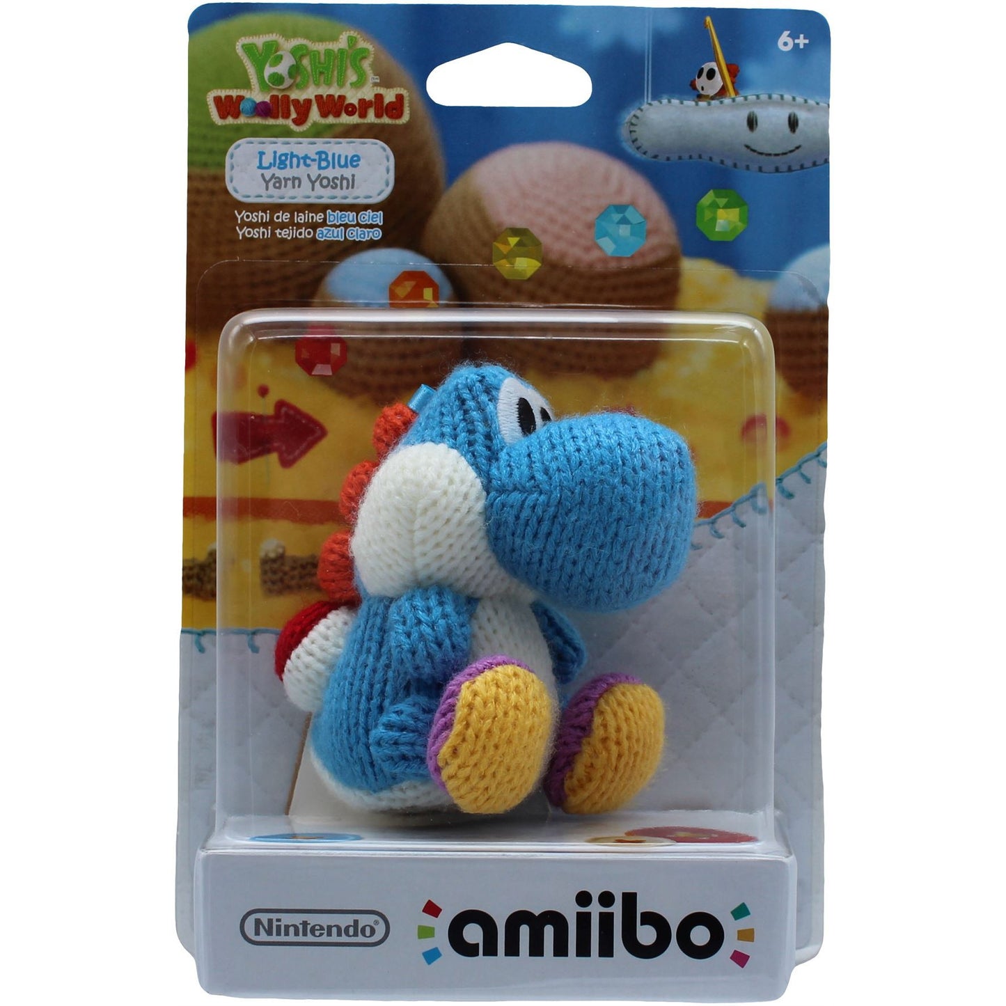 Yarn Yoshi [Light-Blue] (amiibo)