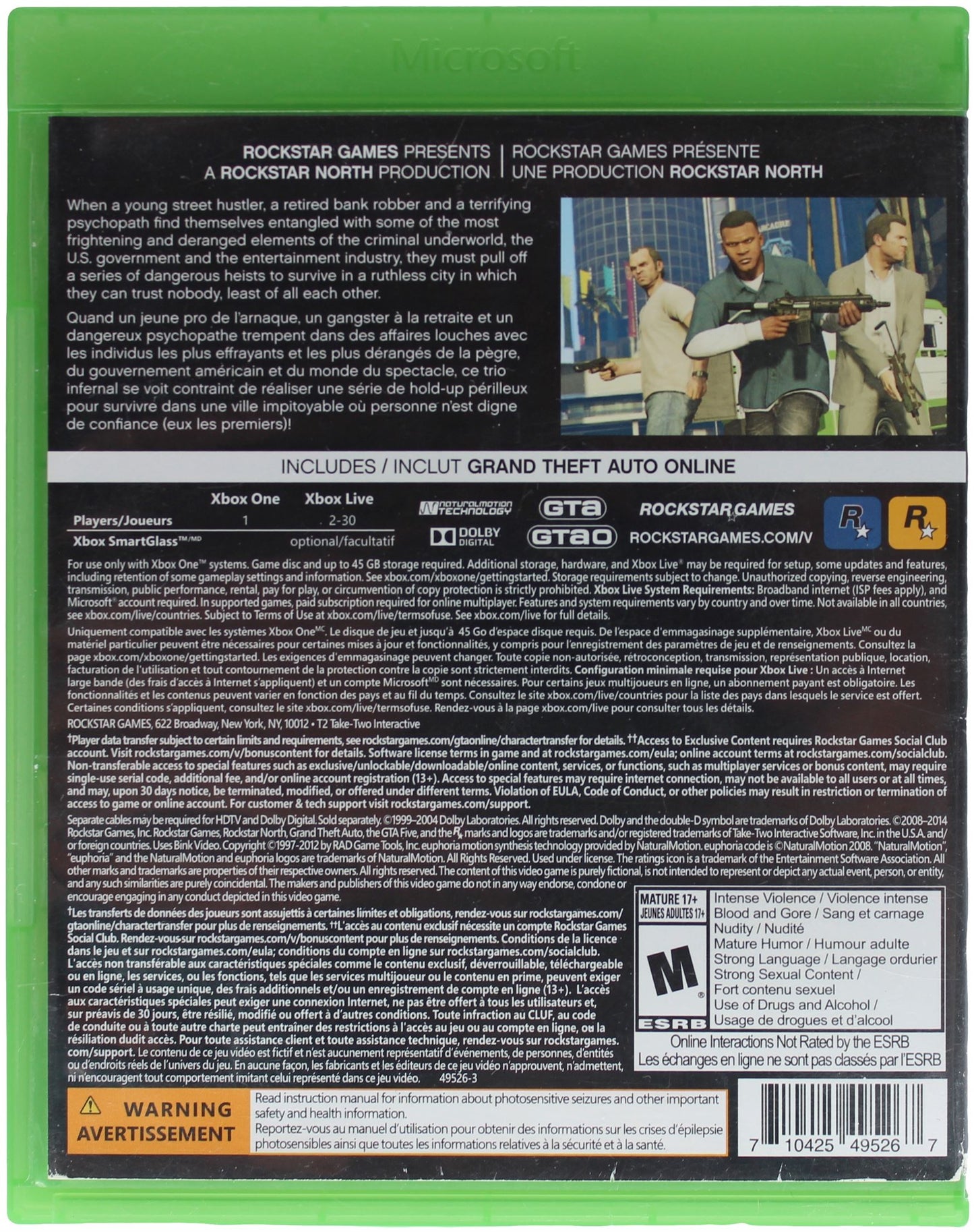 Grand Theft Auto V (Xbox One)