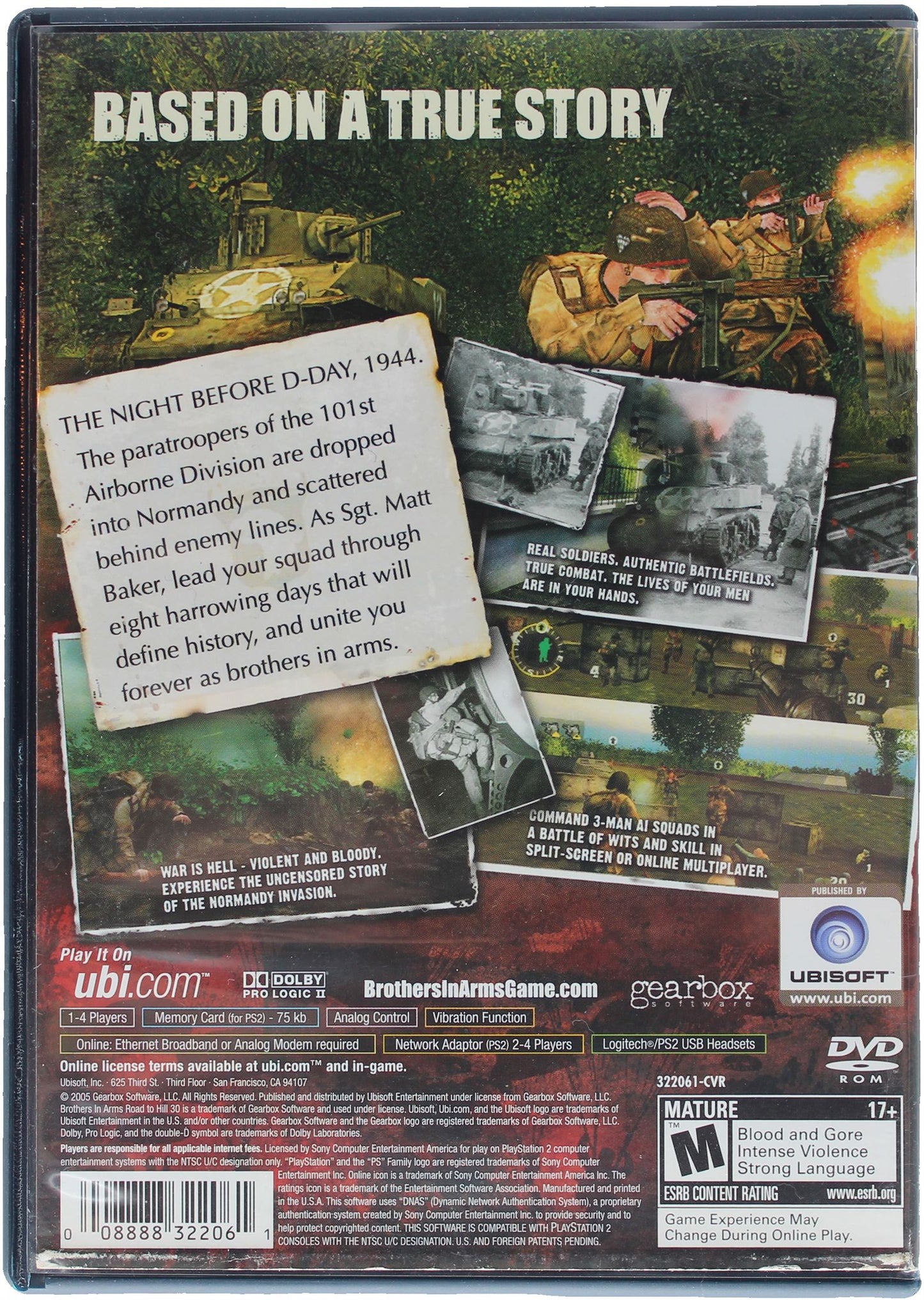 Brothers In Arms: Road To Hill 30 (PS2)