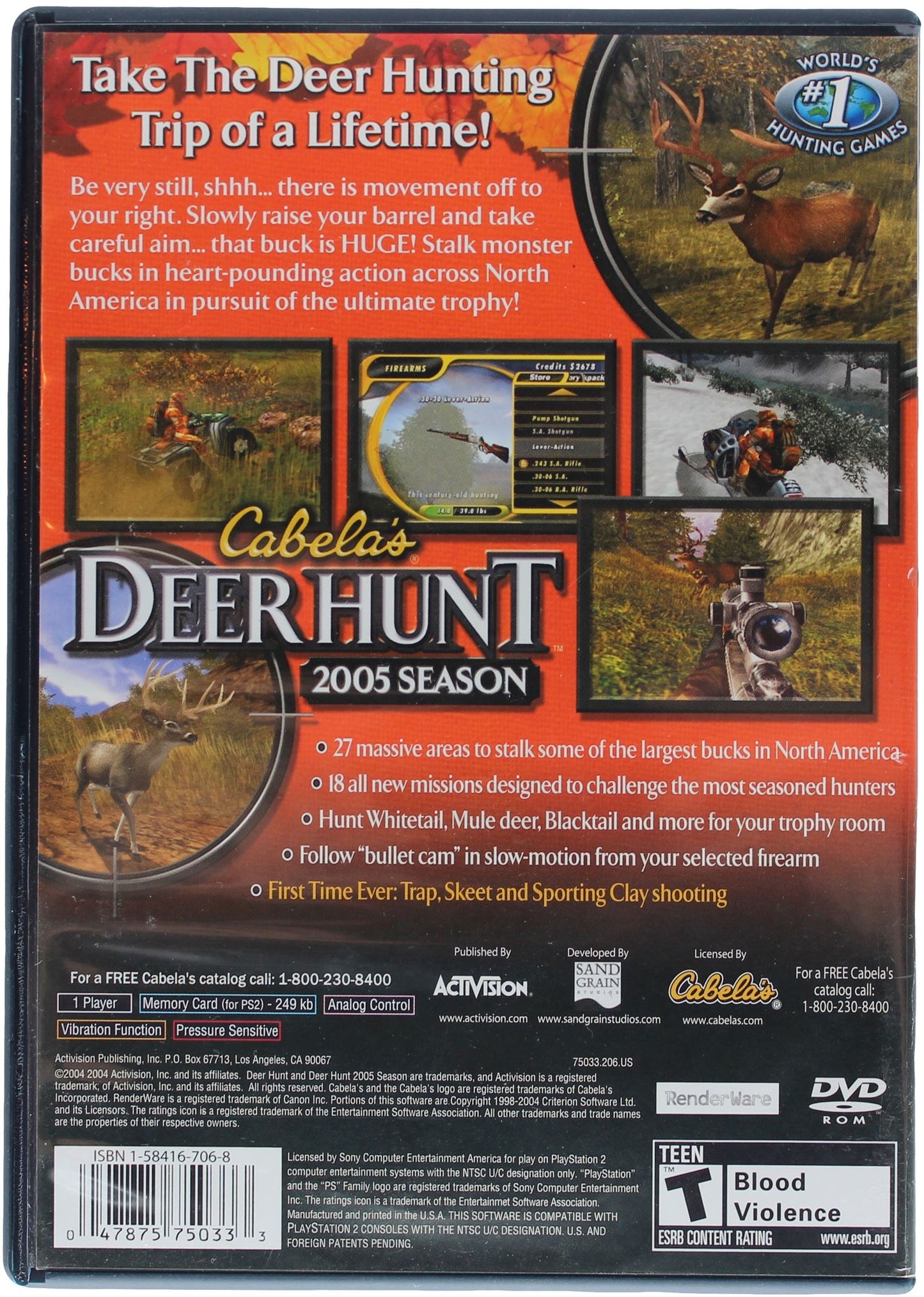 Cabela's Deer Hunt: 2005 Season (PS2)