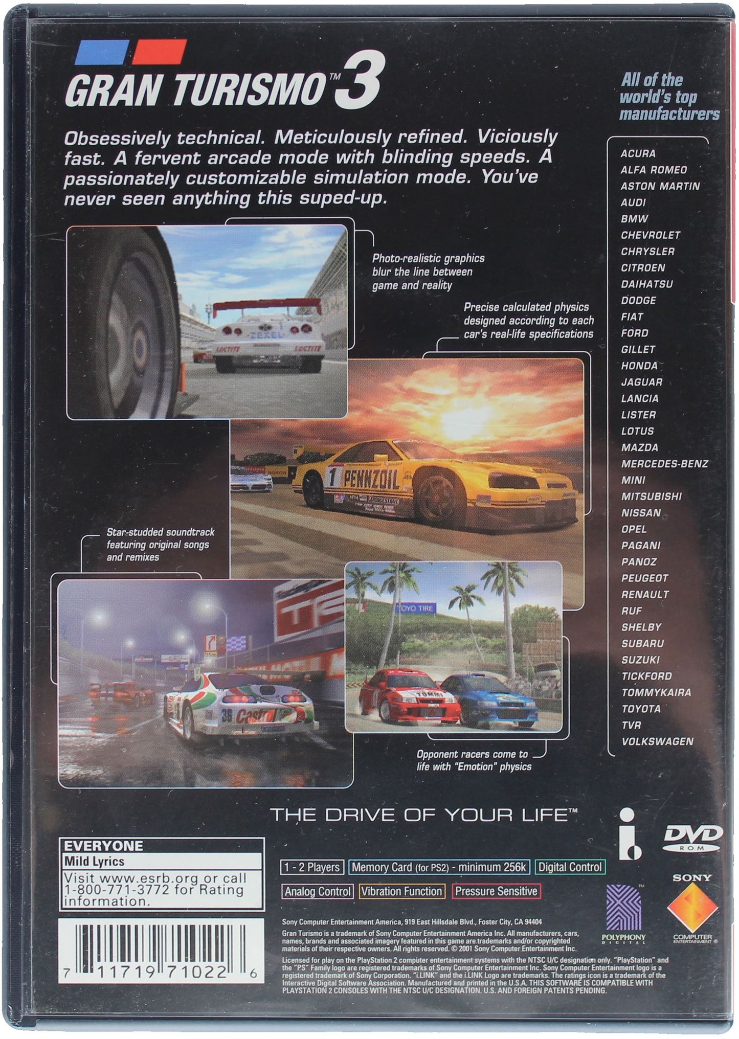 Gran Turismo 3: A-Spec (PS2)