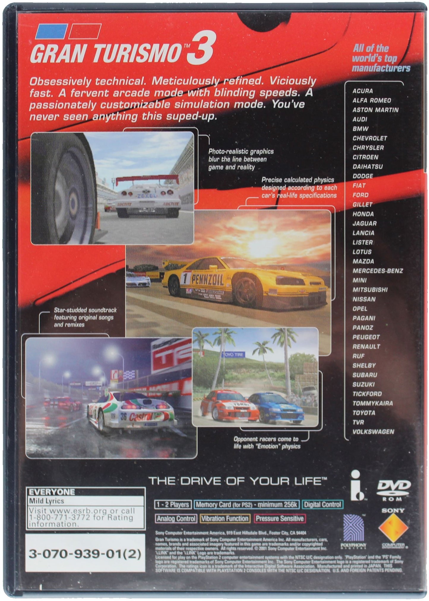 Gran Turismo 3: A-Spec (PS2)