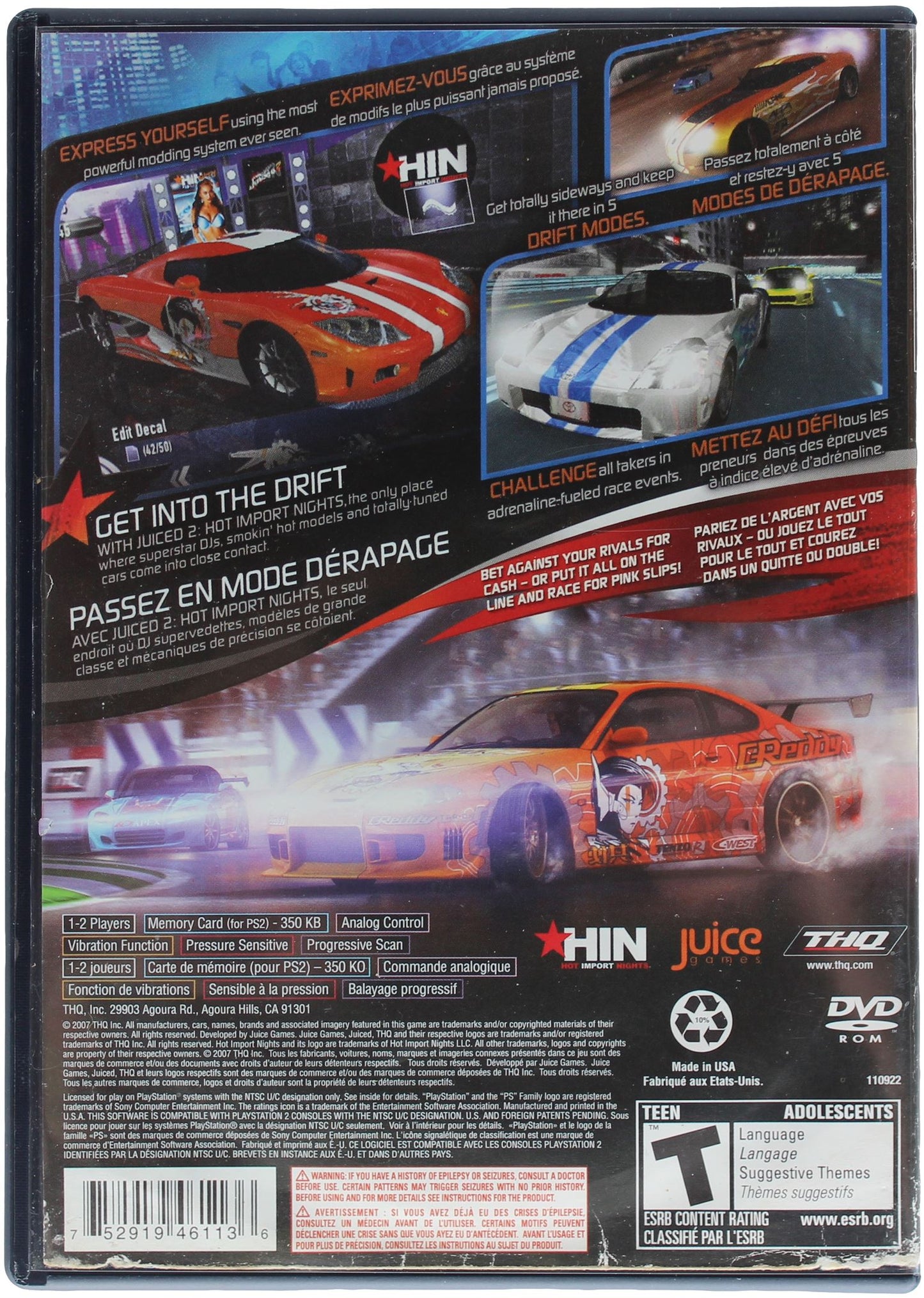 Juiced 2: Hot Import Nights (PS2)