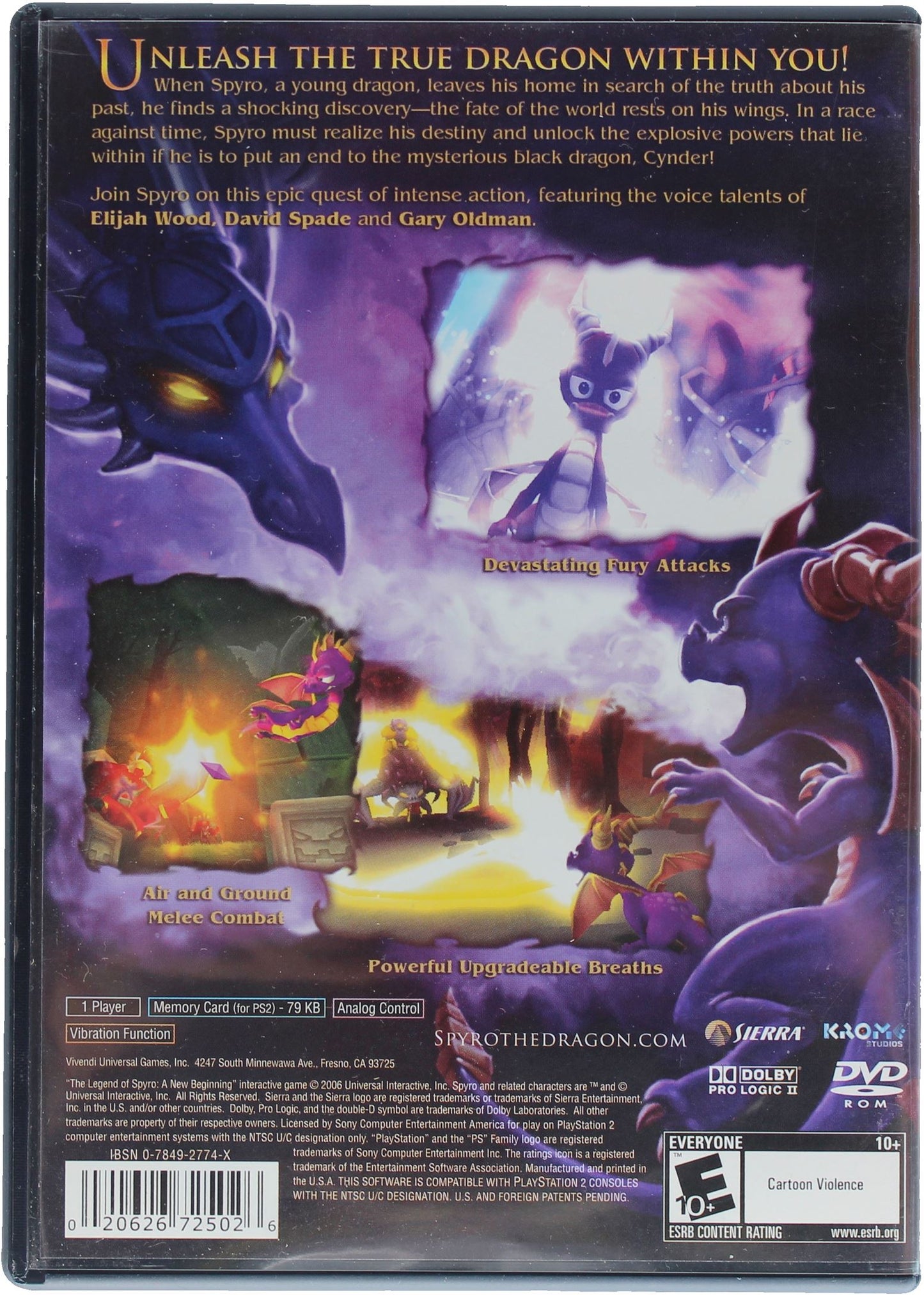 The Legend Of Spyro: A New Beginning (PS2)