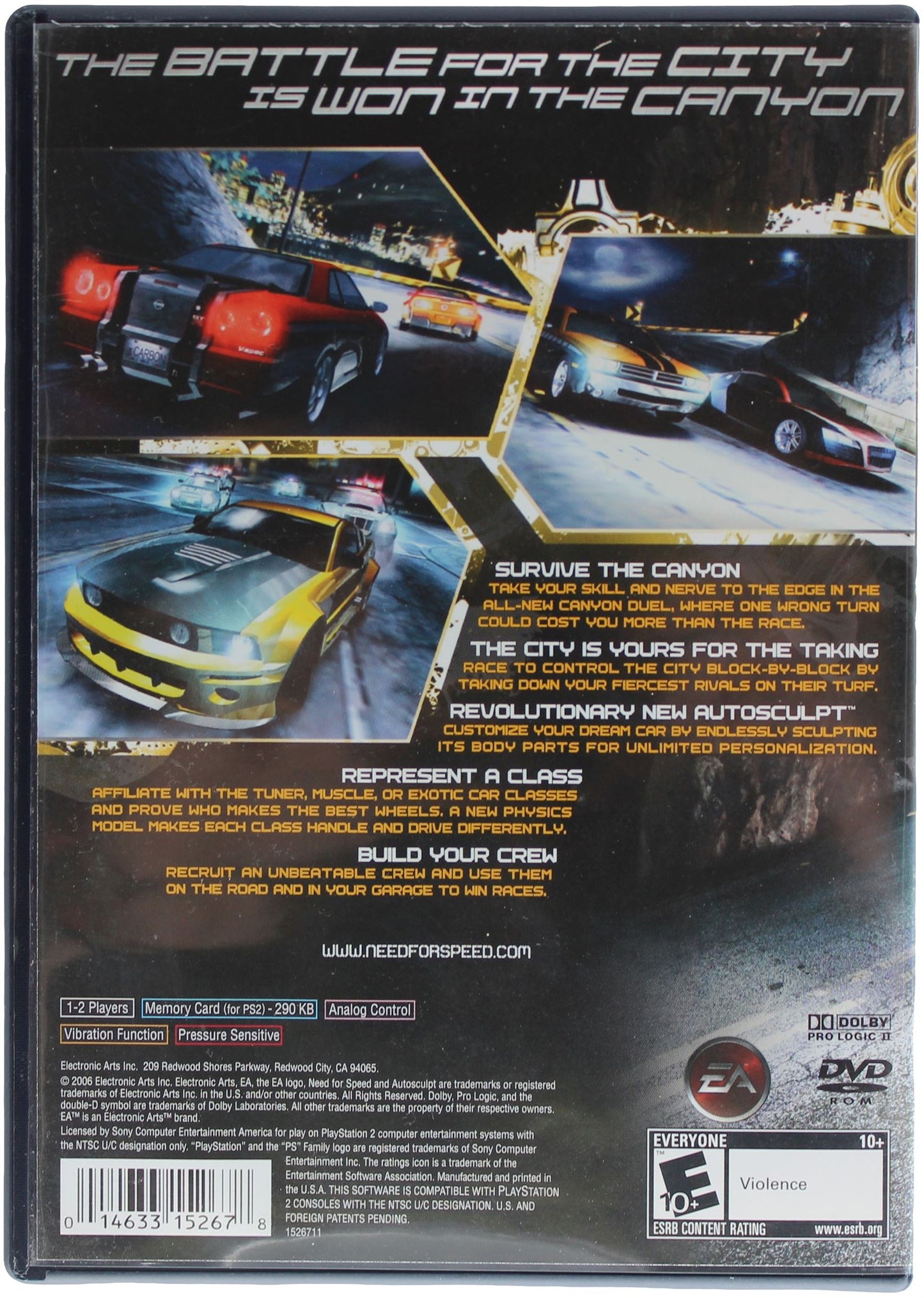 Need For Speed: Carbon (PS2)